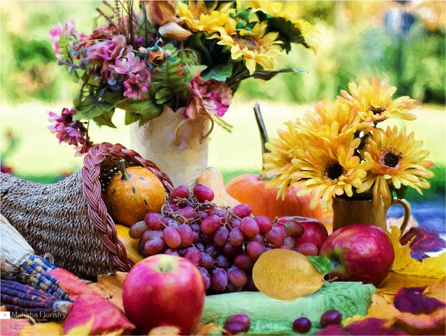 Greenville Thanksgiving 5 Flower Arrangements