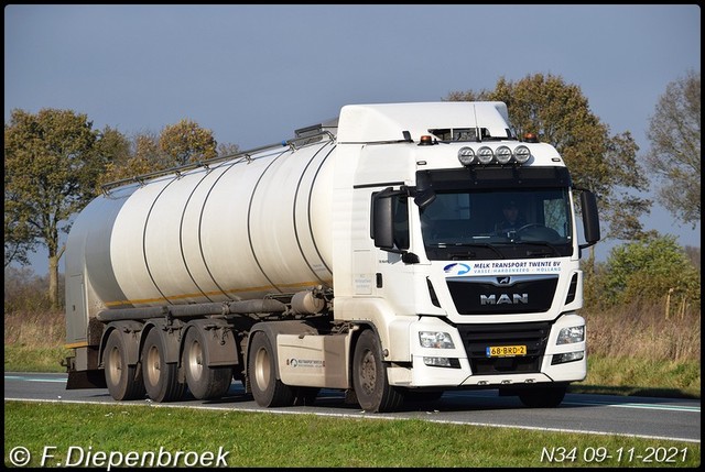 68-BRD-2 MAN TGS Melktransport Twente-BorderMaker Rijdende auto's 2021
