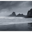 Cox Bay 2021 3b - Black & White and Sepia