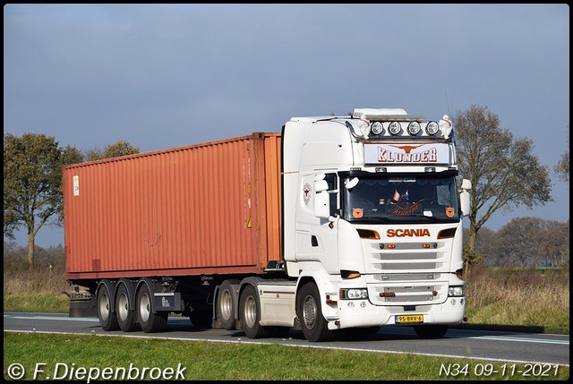95-BRV-6 Scania R580 Klunder Transport Coevorden-B Rijdende auto's 2021