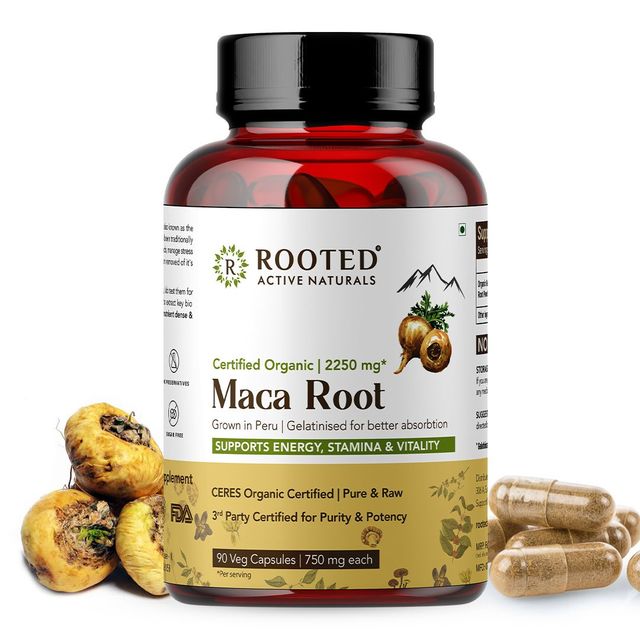 Organic Maca Root rooted actives