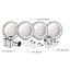 Buy Stainless Steel Glory D... - Buy Stainless Steel Glory Dinner Set 16 Pieces, Silver