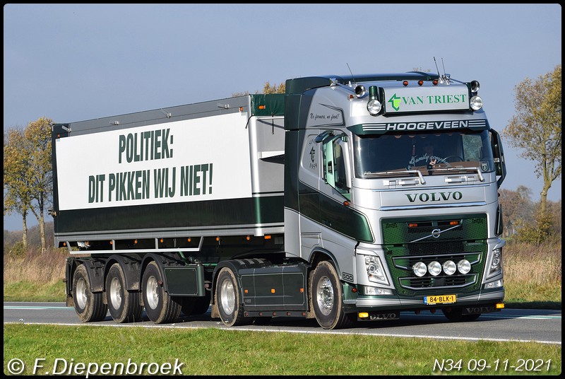 84-BLK-1 Volvo FH4 van Triest a-BorderMaker - Rijdende auto's 2021