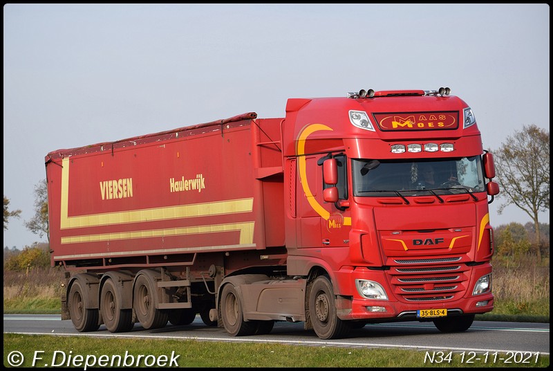 35-BLS-4 DAF 106  Maas Moes a-BorderMaker - Rijdende auto's 2021