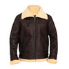 B3 Bomber Aviator Shearling Leather Jacket