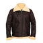 B3 Bomber Aviator Shearling... - B3 Bomber Aviator Shearling Leather Jacket