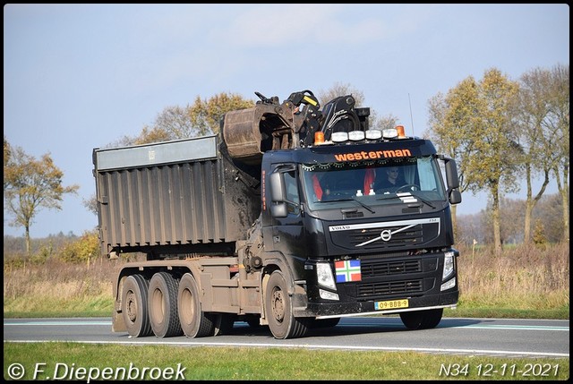 09-BBB-9 Volvo FM Westerman-BorderMaker Rijdende auto's 2021