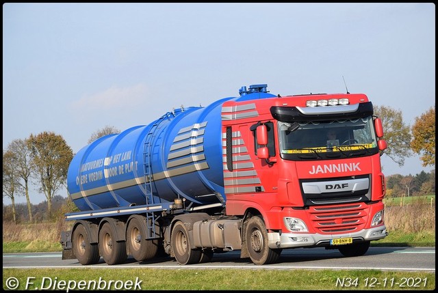 59-BNH-8 DAF 106 Jannink-BorderMaker Rijdende auto's 2021