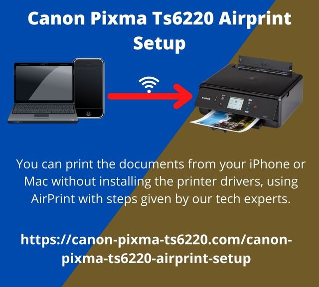 Simple Steps To Fix Canon Pixma Ts6220 Airprint Se Printer-Techsupport