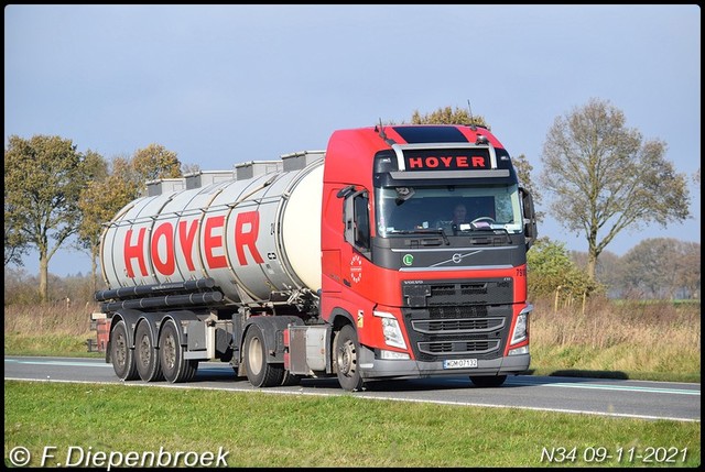 WGM 07132 Volvo FH4 Hoyer-BorderMaker Rijdende auto's 2021