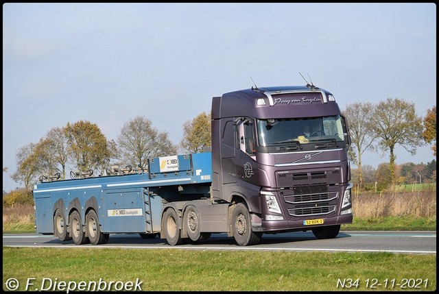 52-BDK-2 Volvo FH4 Perry van Engelen - Nieuwkoop-B Rijdende auto's 2021