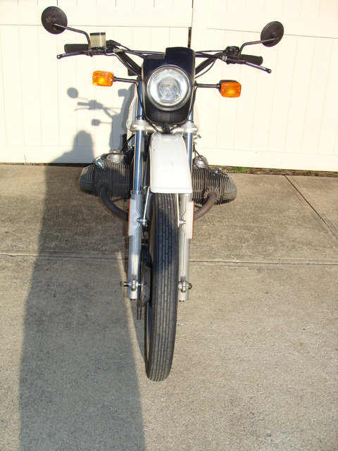DSC02438 #6362095 1981 BMW R80 G/S, White. Complete, Serviced, Running. Bad Speedometer Assembly, we may be able to fix.