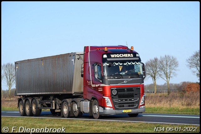 31-BPH-6 Volvo FH4 Wigchers-BorderMaker Rijdende auto's 2022