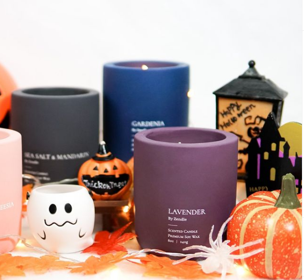 20% OFF 2 surprise candles WWW.ZENDLE.SG SCENTED Candle