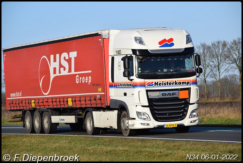 34-BPN-9 DAf 106 Heisterkamp-BorderMaker - Rijdende auto's 2022