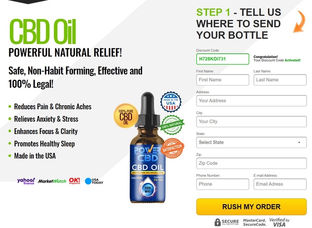 Power-CBD-Oil Power CBD Oil Ingredient List: Does This Really Work OR Not?