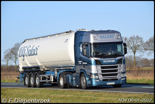 HS WG 2032 Scania R500 WG Salari-BorderMaker Rijdende auto's 2022