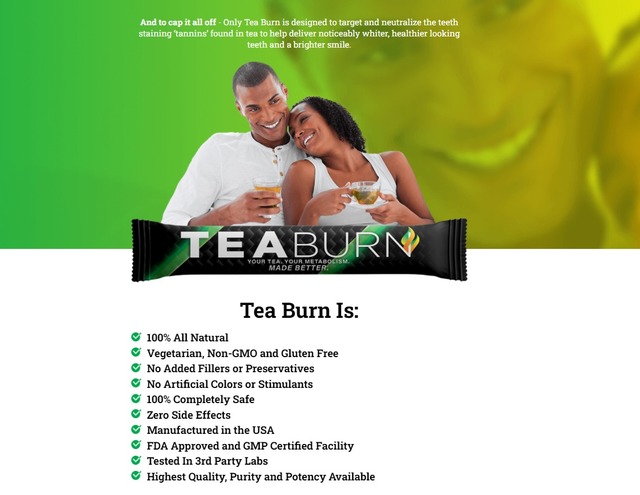 Tea Burn Picture Box