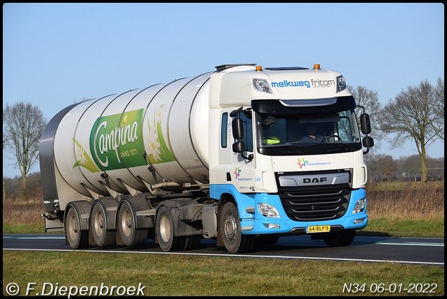 64-BLP-5 DAF CF Melkweg Fritom-BorderMaker Rijdende auto's 2022