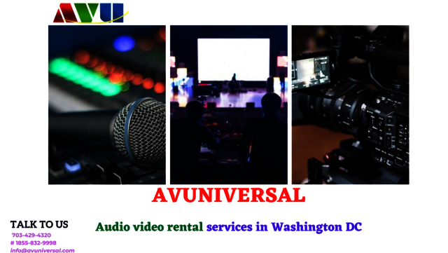 Audio video rental services in Washington DC Picture Box