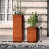 Corten steel planters expor... - jp planters