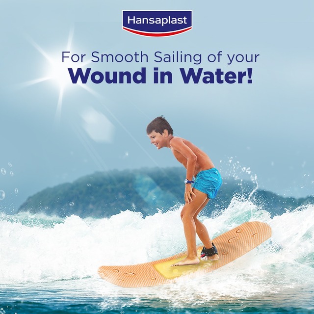 Silver Healing Wound Plaster- Waterproof bandage - Silver Healing Wound Plaster - Waterproof bandage - Hansaplast India