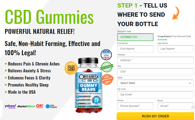 Organixx CBD Gummies Instant Pain Relief Formula ! Picture Box