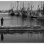 Comox Docks 2022 7 - Black & White and Sepia