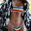 Handmade Crochet Rainbow Bo... - Micro Bikini