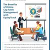 Benefits Of Using Cap Table... - Picture Box
