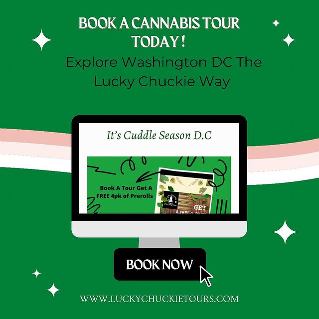 cannabis tours Washington DC, Bus tour agency Wash Lucky Chuckie Tours
