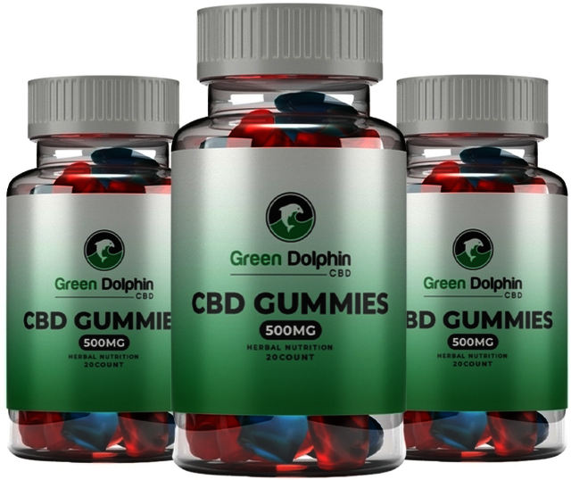 Green Dolphin CBD Gummies (For Pain Relief) Green Dolphin CBD Gummies