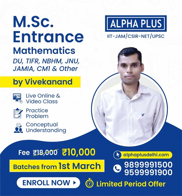 Alpha Plus Delhi - Best Online Coaching for CSIR N Picture Box