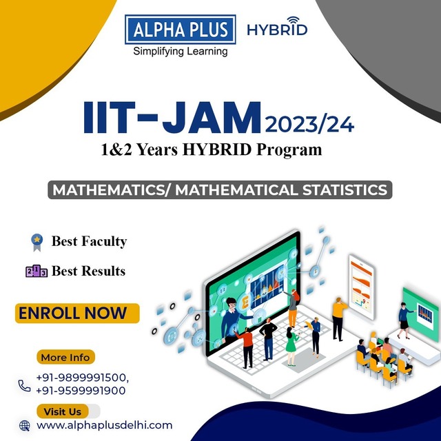 Alpha Plus Delhi - Online Classes for IIT Jam Math Picture Box