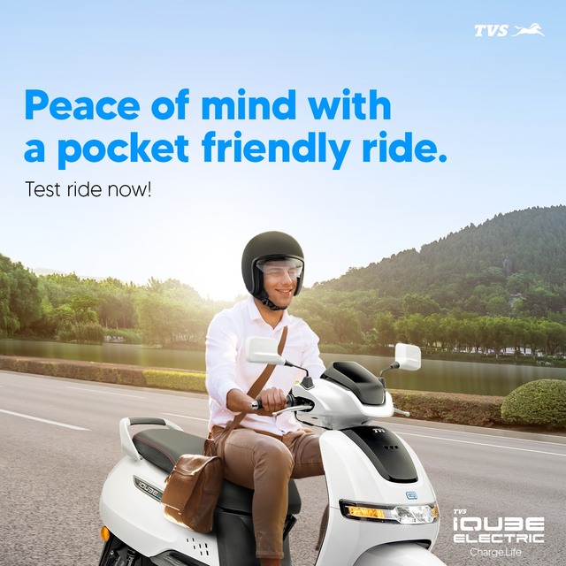 TVS-iQube Smart Electric Scooter in India - Price TVS iQube Electric Scooter