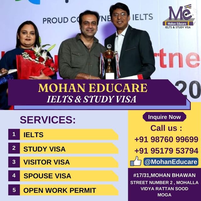 Mohan Educare - IELTS and Study Visa - Best IELTS Mohan Educare - IELTS and Study Visa - Best IELTS Institute in Moga.