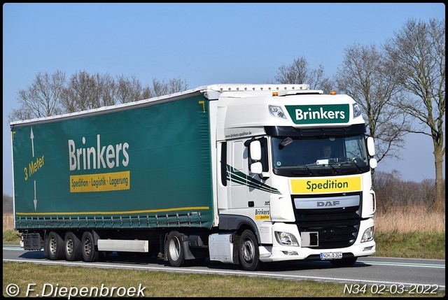 NOH B 304 Daf 106 Brinkers-BorderMaker Rijdende auto's 2022