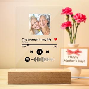 Lampada Codice Spotify Personalizzata Luce Notturn Picture Box