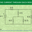 For the circuit shown in th... - For the circuit shown in the figure(figure 1) find the current through each resistor.