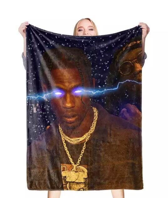 Travis Scott Blanket Antisocial Blanket Travis scott Merch