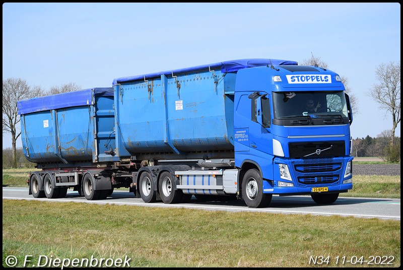 25-BPS-4 Volvo FH4 Stoppels-BorderMaker - Rijdende auto's 2022