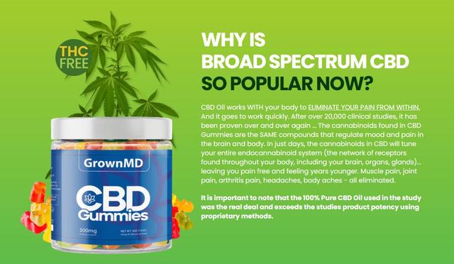 Benefits Of Consuming The GrownMD CBD Gummies! Picture Box