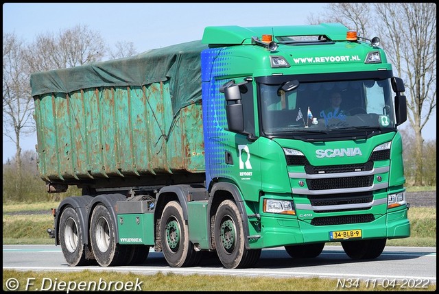 34-BLB-9 Scania G410 Revoort-BorderMaker Rijdende auto's 2022