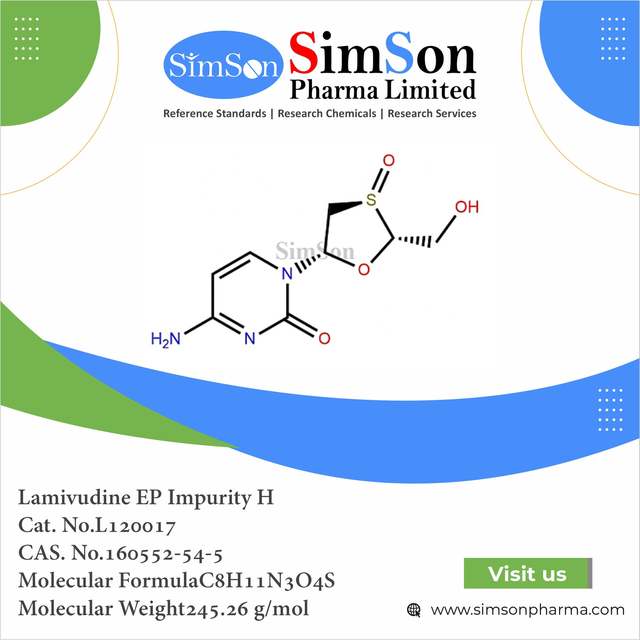 Lamivudine EP Impurity H - SimSon Pharma Limited Lamivudine EP Impurity H - SimSon Pharma Limited