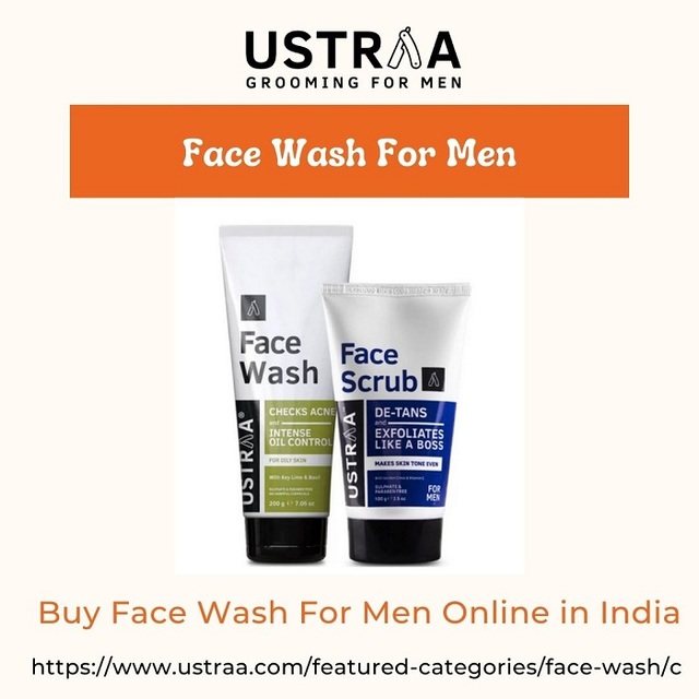 Buy Face Wash For Men Online in India robbinmen