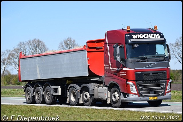 65-BDS-6 Volvo FH4 Wigchers-BorderMaker Rijdende auto's 2022