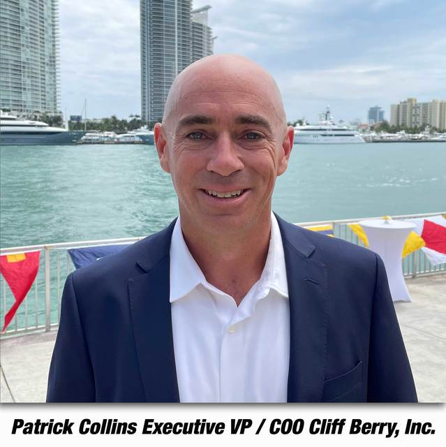 Cliff Berry Inc Cliff Berry Inc. (CBI) names Patrick Collins Executive Vice President and Chief Operating Officer