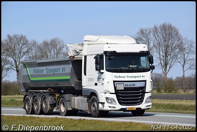 10-BFD-2 DAF 106 H Nieboer-BorderMaker Rijdende auto's 2022
