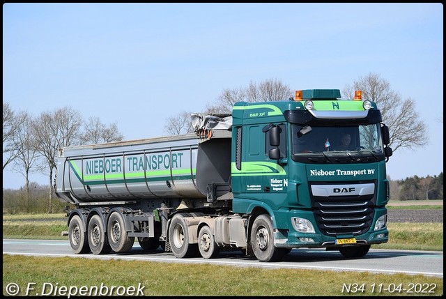 15-BKT-2 DAF 106 H Nieboer-BorderMaker Rijdende auto's 2022