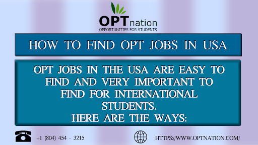 How To Find OPT Jobs In USA Picture Box